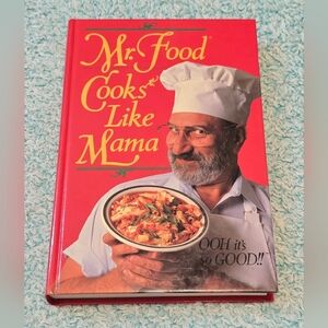 Hardcover Cookbook, Mr. Food Cooks Like Mama by Art Ginsburg, Fair Condition